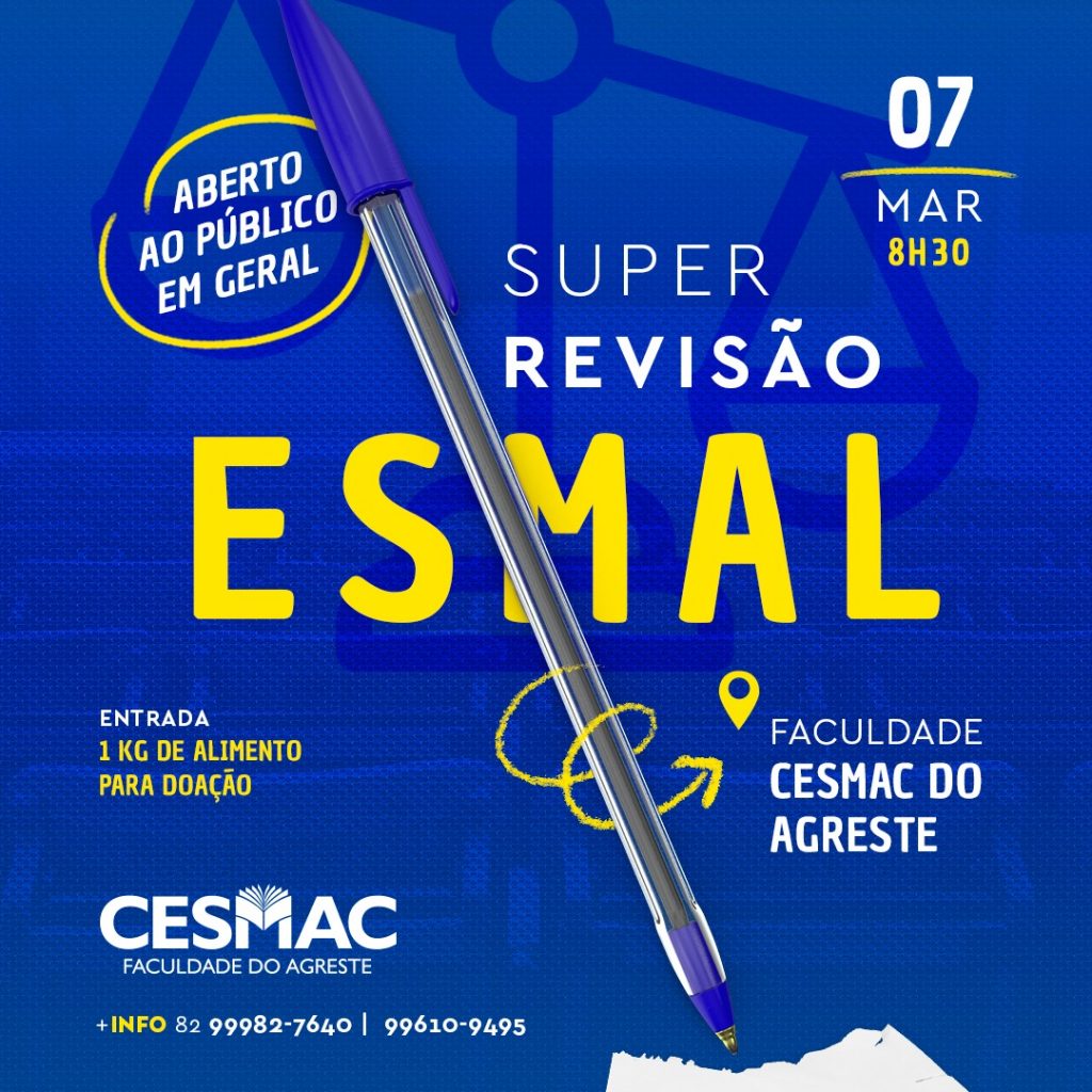 ESMAL - ESCOLA SUPERIOR DA MAGISTRATURA DO ESTADO DE ALAGOAS