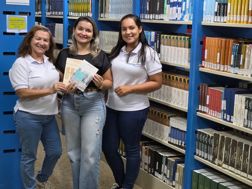 Biblioteca do Cesmac do Agreste recebe duas obras das psicanalista Andrea Brunetto