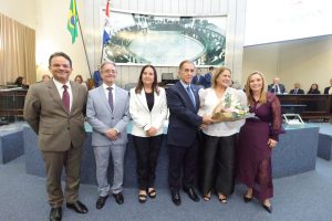 Sessao solene - Comenda Tavares Bastos - Desembragador Orlando Rocha -5